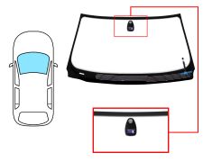 Parabrisas Bmw Serie 7 (e65-e66) 2005-2009 delantero / verde / termico / con base espejo / con sensor
