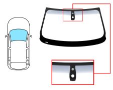 Parabrisas Bmw X3 (f25) 2014-2017 delantero / verde banda gris / con base espejo / con sensor