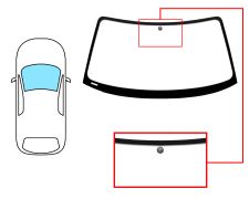 Parabrisas Bmw Z3 (e36) 1995-2003 coupe / cabrio / delantero / verde / con base espejo