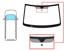 Parabrisas Chrysler Grand Voyager 2008-2015 delantero / verde / con base espejo / con sensor