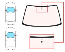 Parabrisas Citroen Ax 1992-1996 3/5 puertas / delantero / bronce / con base espejo