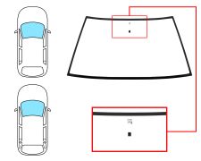 Parabrisas Citroen Bx 1989-1994 5 puertas / familiar / delantero / incoloro / con base espejo
