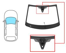 Parabrisas Citroen Ds7 2017-2022 delantero / verde / acustico / termico / con sensor / con soporte camara / molduras premontadas
