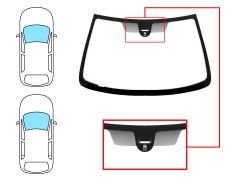 Parabrisas Citroen Xsara 2000-2005 3/5 puertas / familiar / delantero / verde / con base espejo / con sensor alargado