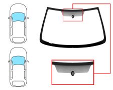 Parabrisas Citroen Xsara 2000-2005 3/5 puertas / familiar / delantero / verde / con base espejo