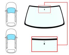Parabrisas Citroen Zx 1991-1994 3/5 puertas / familiar / delantero / verde / con base espejo