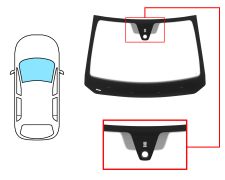 Parabrisas Dacia Duster 2018-2022 delantero / verde / con base espejo / con sensor