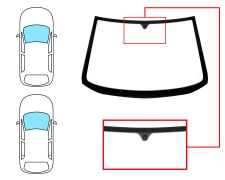 Parabrisas Fiat Punto 1993-1999 3/5 puertas / delantero / verde / con base espejo