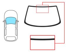 Parabrisas Fiat Seicento 1998-2003 delantero / verde