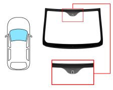 Parabrisas Fiat Stilo 2001-2008 3 puertas / delantero / verde / con base espejo / molduras premontadas