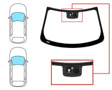Parabrisas Fiat Tipo 2015-2020 4/5 puertas / familiar / delantero / verde / acustico / con base espejo / con sensor / con soporte camara / molduras premontadas
