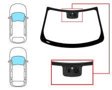 Parabrisas Fiat Tipo 2015-2020 4/5 puertas / familiar / delantero / verde / acustico / con base espejo / con soporte camara / molduras premontadas