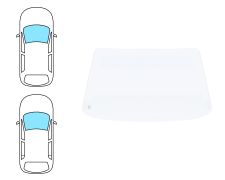 Parabrisas Fiat Uno 1983-1990 3/5 puertas / delantero / verde