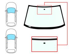 Parabrisas Ford Escort 1990-1992 3/5 puertas / familiar / cabrio / delantero / verde