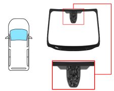 Parabrisas Ford Galaxy 2015-2019 delantero / reflectante / acustico / con base espejo / con sensor / con soporte camara / molduras premontadas
