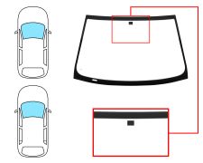 Parabrisas Ford Mondeo 1993-1997 4/5 puertas / familiar / delantero / verde