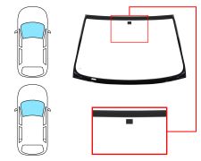 Parabrisas Ford Mondeo 1993-1997 4/5 puertas / familiar / delantero / verde / termico