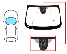 Parabrisas Ford Mondeo 2014-2019 4/5 puertas / familiar / delantero / verde / acustico / termico / con base espejo / con sensor / con soporte camara modificado / molduras premontadas