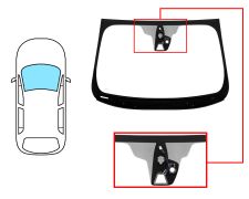 Parabrisas Ford Mondeo 2019-2022 4/5 puertas / familiar / delantero / verde / acustico / con base espejo / con sensor / con soporte camara / molduras premontadas