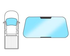 Parabrisas Ford Ranger 2006-2009 2/4 puertas / delantero / verde / molduras premontadas