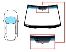 Parabrisas Honda Accord 2003-2006 4 puertas / familiar / delantero / verde banda azul / con base espejo / con sensor
