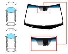 Parabrisas Honda Accord 2010-2012 4 puertas / familiar / delantero / verde banda azul / con base espejo / con sensor