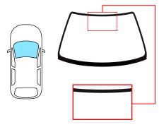 Parabrisas Honda Civic 1996-1999 2/3 puertas / delantero / verde