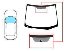 Parabrisas Honda Civic 2012-2016 5 puertas / familiar / delantero / verde / acustico / con base espejo