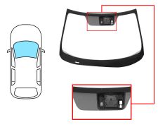 Parabrisas Honda Civic 2016-2022 5 puertas / delantero / verde / acustico / con base espejo / con sensor / con soporte camara