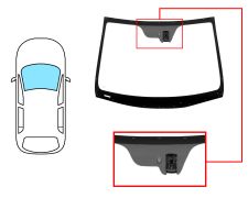 Parabrisas Hyundai I10 2013-2016 delantero / verde / con base espejo / con soporte camara
