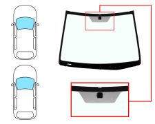 Parabrisas Hyundai I20 2008-2012 3/5 puertas / delantero / verde / con base espejo
