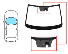 Parabrisas Hyundai I20 2014-2018 5 puertas / delantero / verde / con base espejo / con soporte camara