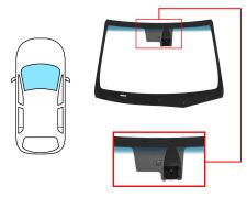 Parabrisas Hyundai Ioniq 2016-2021 delantero / verde banda azul / acustico / con base espejo / con soporte camara