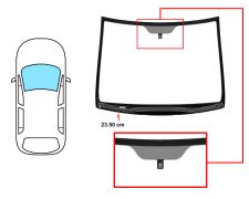 Parabrisas Hyundai Ix20 2010-2015 delantero / verde / ventana chasis 23,5cm distancia al borde / termico / con base espejo