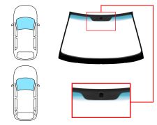 Parabrisas Hyundai Lantra 1999-2001 4 puertas / familiar / delantero / verde banda azul / con base espejo