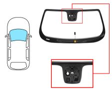 Parabrisas Jeep Renegade 2014-2018 delantero / verde / acustico / termico / con base espejo / con sensor / con sensor antivaho / molduras premontadas