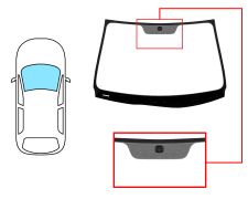 Parabrisas Kia Ceed 2007-2009 3 puertas / delantero / verde / con base espejo