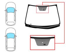 Parabrisas Kia Ceed 2007-2009 5 puertas / familiar / delantero / verde / termico / con base espejo modificada / con sensor
