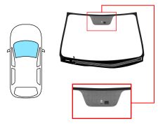 Parabrisas Kia Ceed 2009-2012 3 puertas / delantero / verde / termico / con base espejo modificada