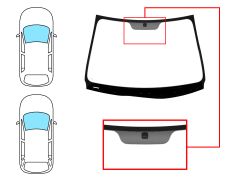 Parabrisas Kia Ceed 2009-2012 5 puertas / familiar / delantero / verde / con base espejo