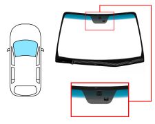 Parabrisas Kia Magentis 2005-2010 delantero / verde banda azul / termico / con base espejo / con sensor