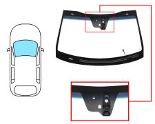 Parabrisas Kia Optima 2018-2020 delantero / verde banda azul / termico / con base espejo / con sensor / con sensor antivaho / con soporte camara