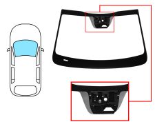 Parabrisas Kia Sorento 2020-2024 delantero / verde / acustico / con base espejo / con sensor / con sensor antivaho / con soporte camara / molduras premontadas