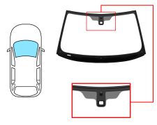 Parabrisas Land Rover Freelander 2010-2015 delantero / verde / con base espejo / con sensor / molduras premontadas