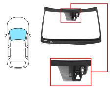 Parabrisas Lexus Is 2013-2016 delantero / verde / acustico / termico / con base espejo / con sensor / con soporte camara / molduras premontadas