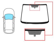 Parabrisas Mazda 5 2005-2008 delantero / verde / con base espejo / con ventana chasis