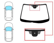 Parabrisas Mazda 6 2006-2008 4/5 puertas / familiar / delantero / verde / con base espejo modificada / molduras premontadas