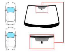 Parabrisas Mazda 6 2006-2008 4/5 puertas / familiar / delantero / verde / con base espejo / molduras premontadas