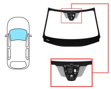 Parabrisas Mazda Cx-30 2019-> delantero / verde / acustico / con sensor / con soporte camara / pantalla integrada / molduras premontadas
