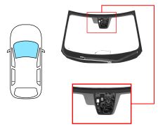 Parabrisas Mazda Cx-5 2017-2022 delantero / verde / acustico / termico / con base espejo / con sensor / con soporte camara modificado / molduras premontadas